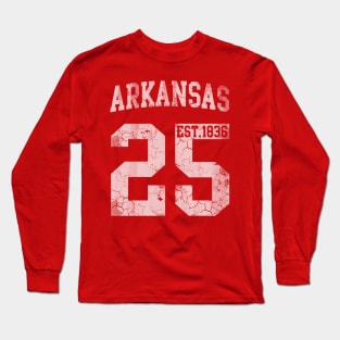 Vintage Arkansas 25th State Long Sleeve T-Shirt